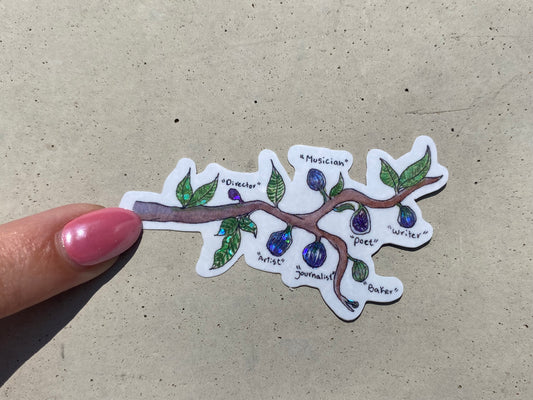 Fig Tree Dreams Sticker