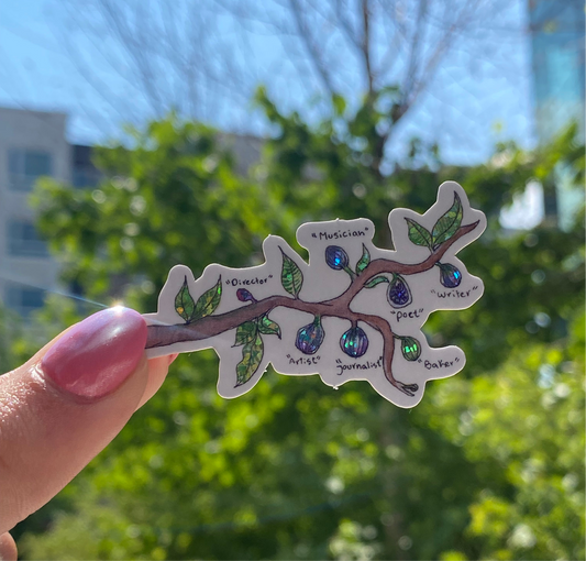 Fig Tree Dreams Sticker