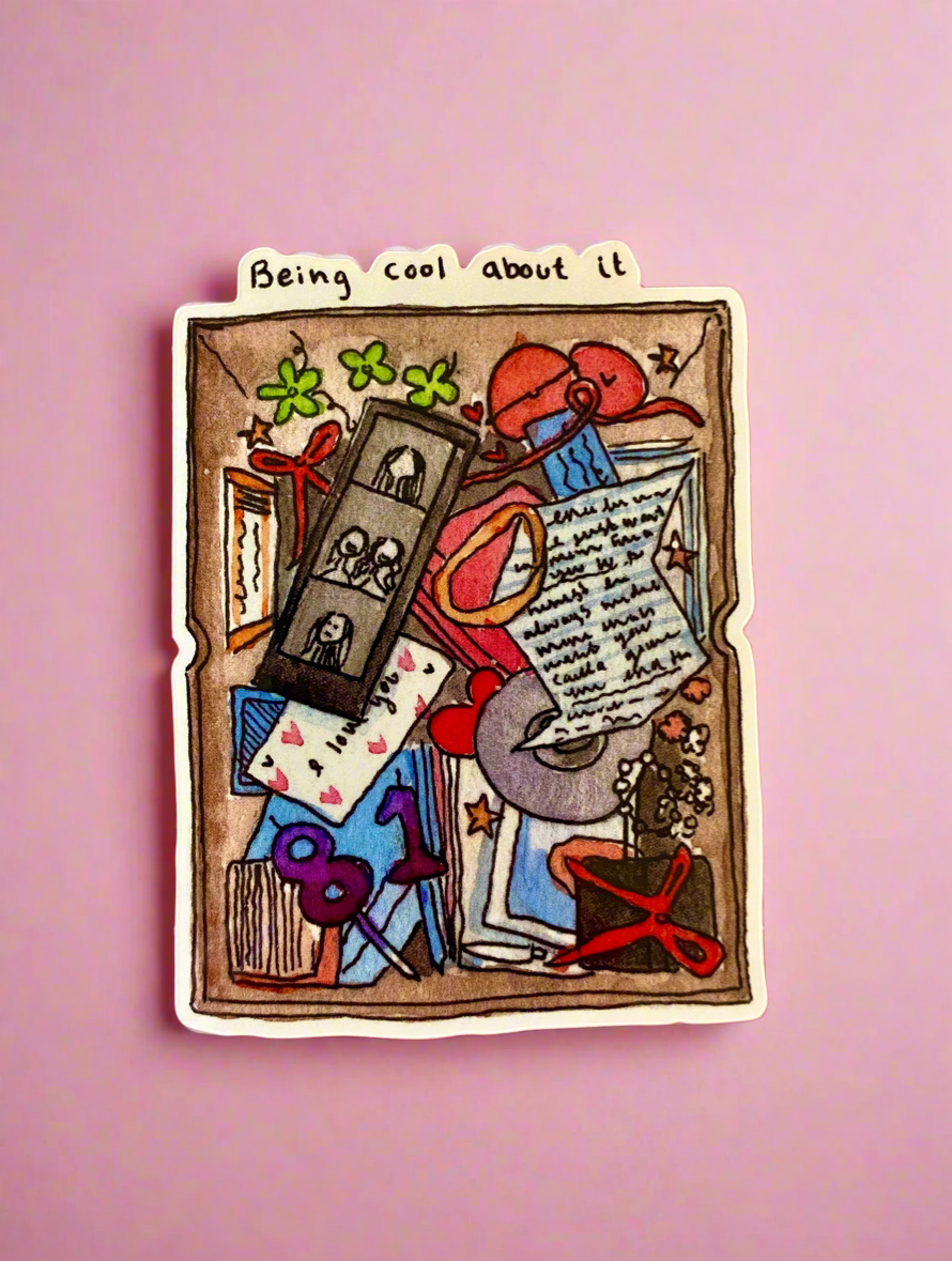 “Cool about it” Sticker
