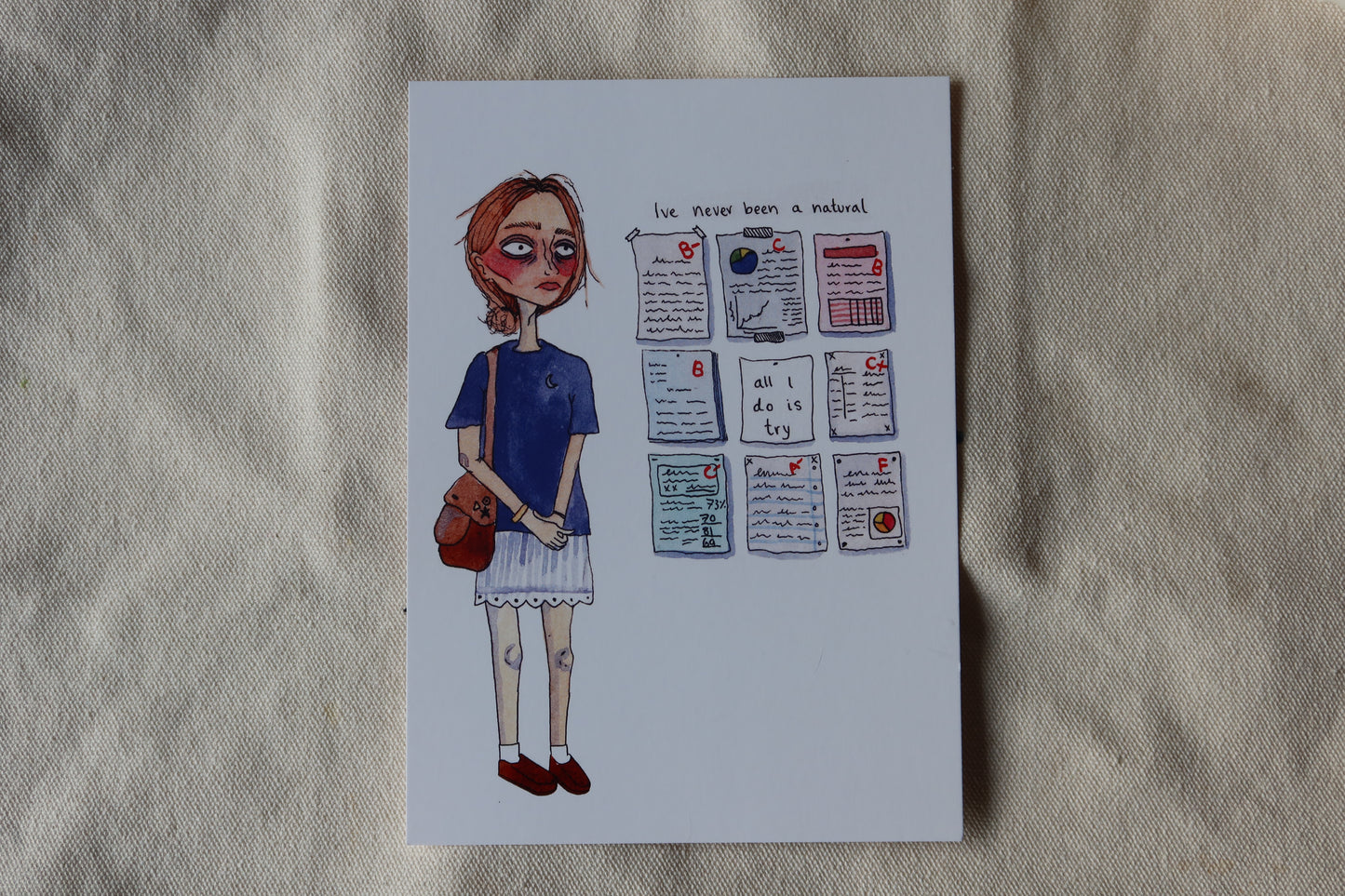 “I've never been a natural” Art Print