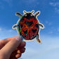 Sparkly Lady Bug Sticker