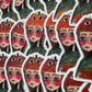 "Halloween on the Brain" Sticker