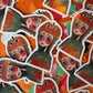 "Halloween on the Brain" Sticker