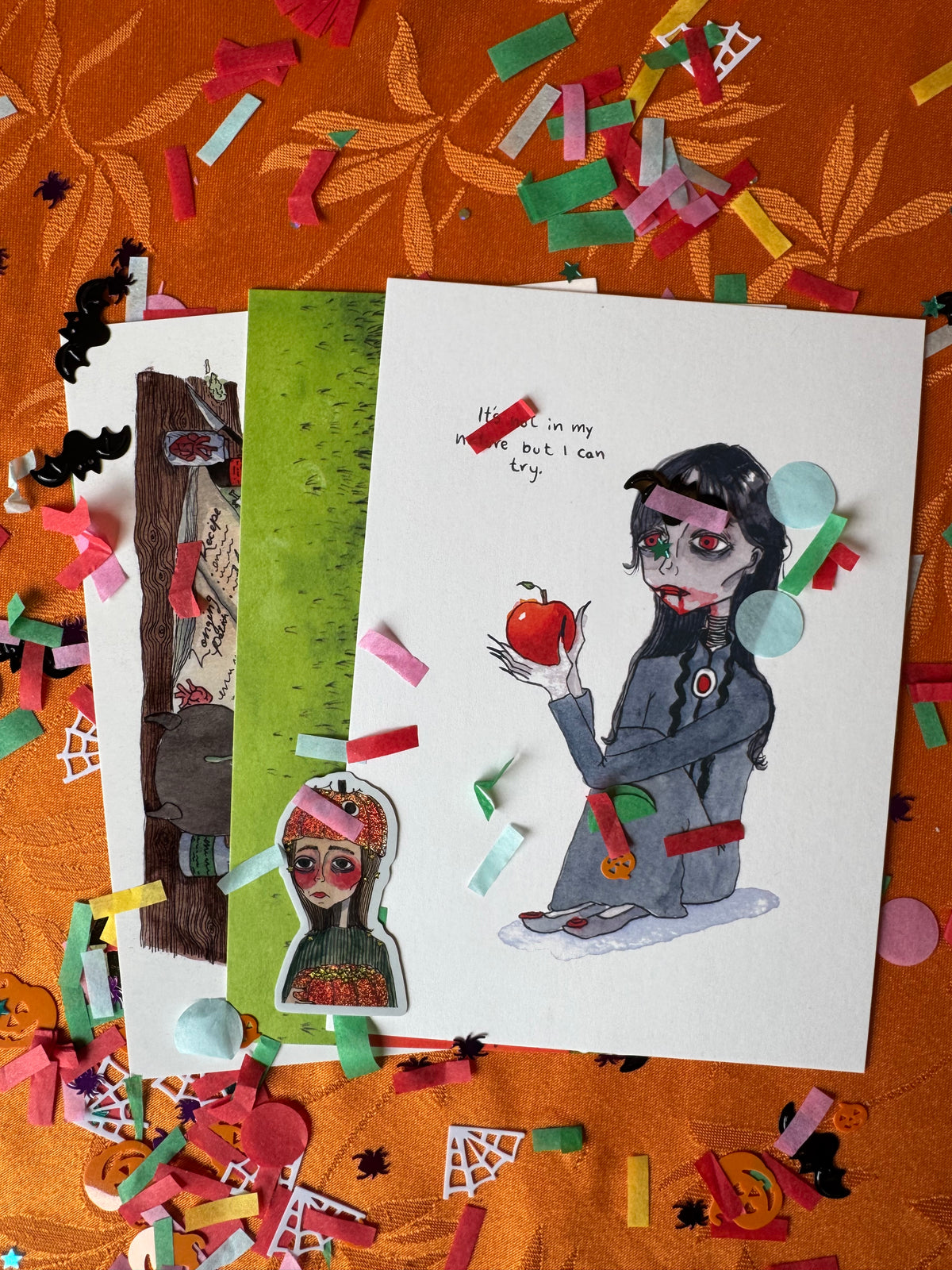 Halloween Print and Sticker Bundle