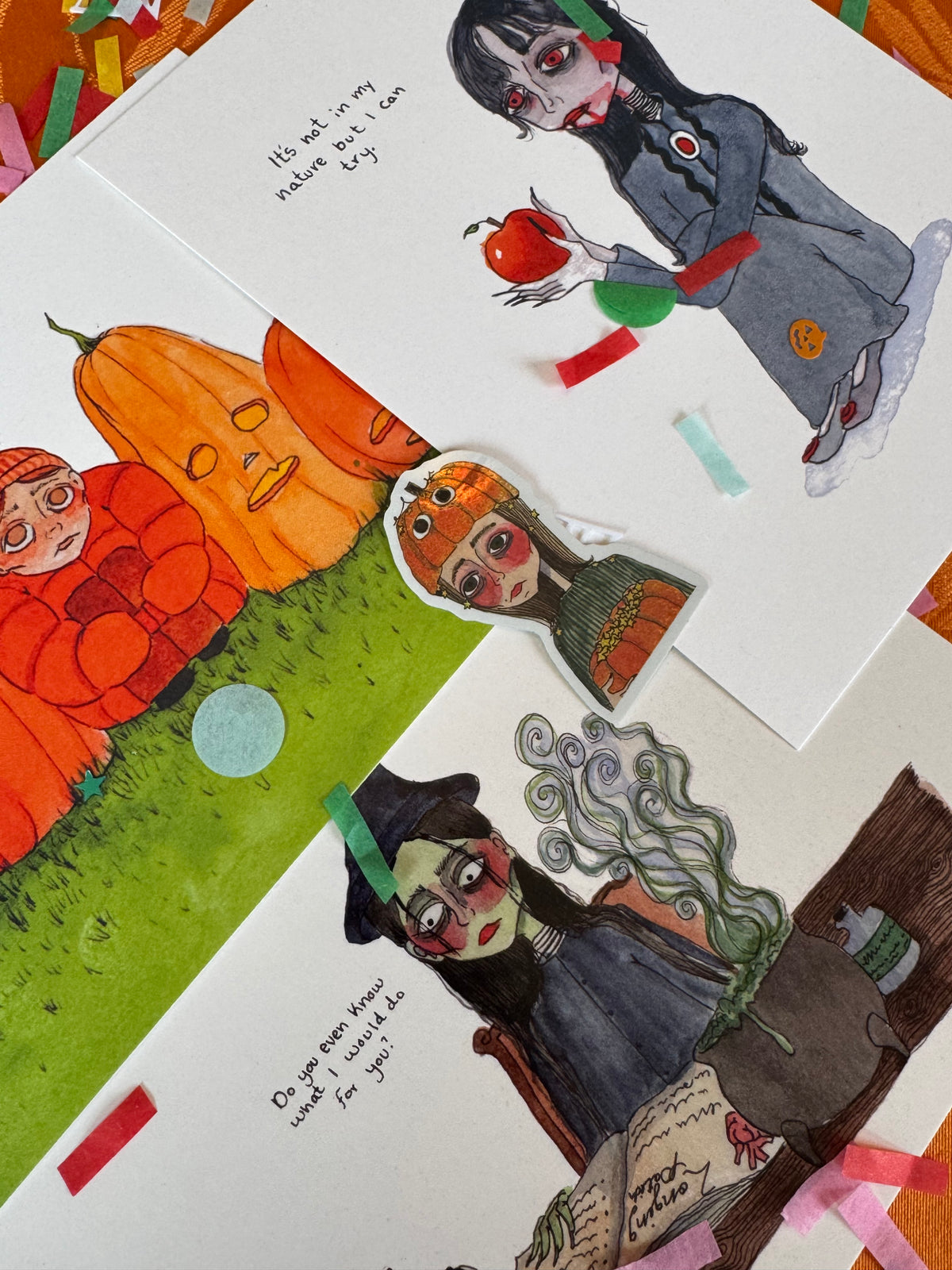 Halloween Print and Sticker Bundle
