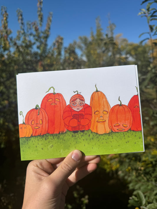 "Pumpkin Patch" Art Print
