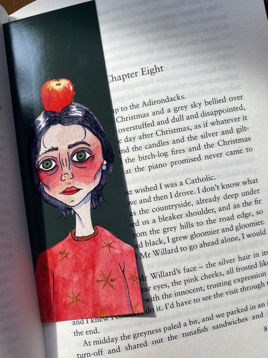 Red Remarkable Apple Bookmark