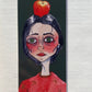 Red Remarkable Apple Bookmark