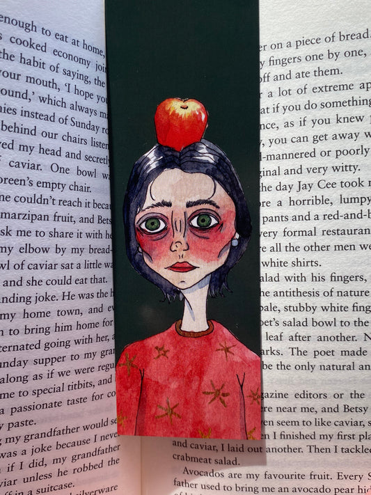 Red Remarkable Apple Bookmark