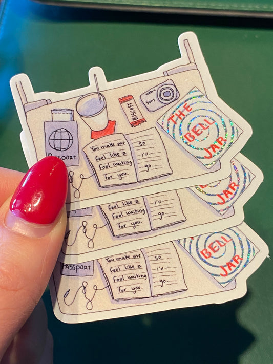 "Plane Tray" Sticker