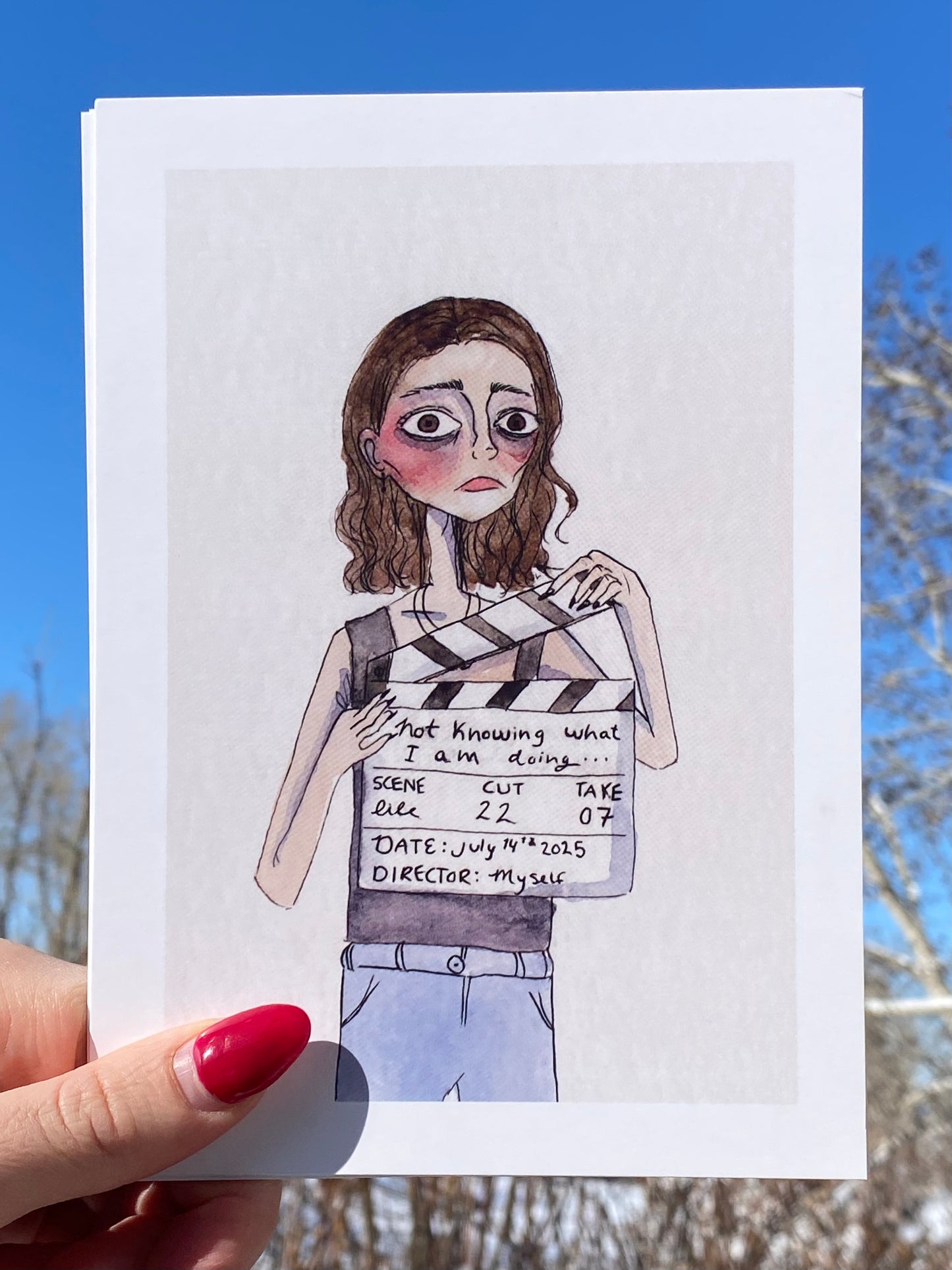 "Film Slate" Art Print