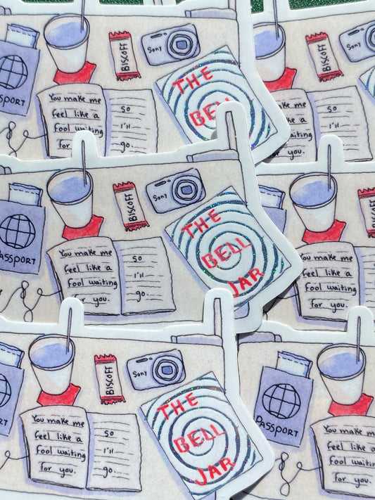 "Plane Tray" Sticker